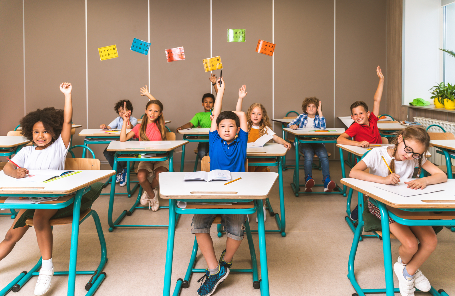 Teen Students at Primary School